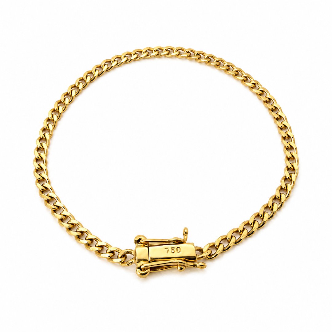 Pulsera Cubana Broche Cajon