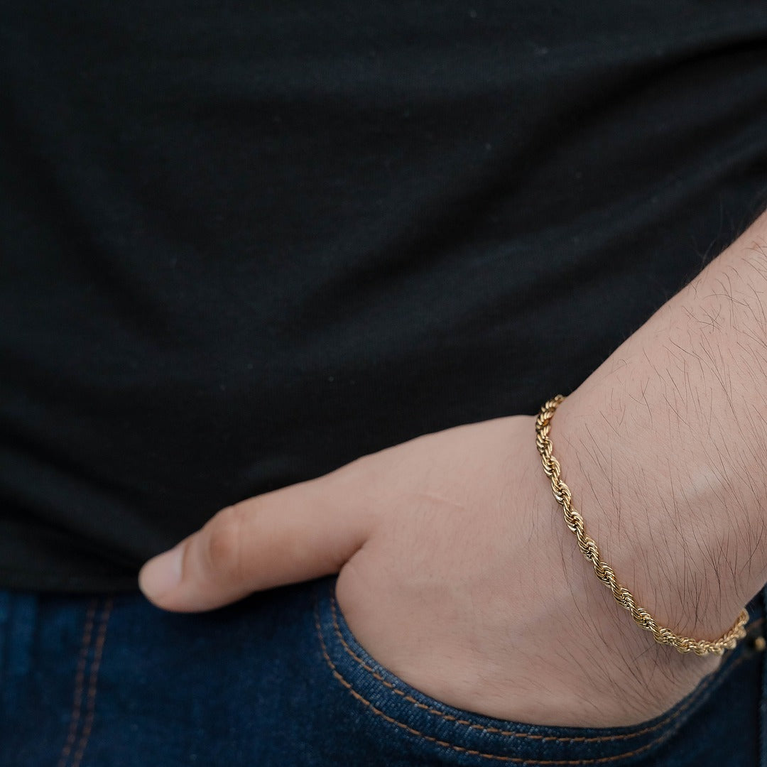 Conjunto Lazo | Cadena + Pulsera Hombre
