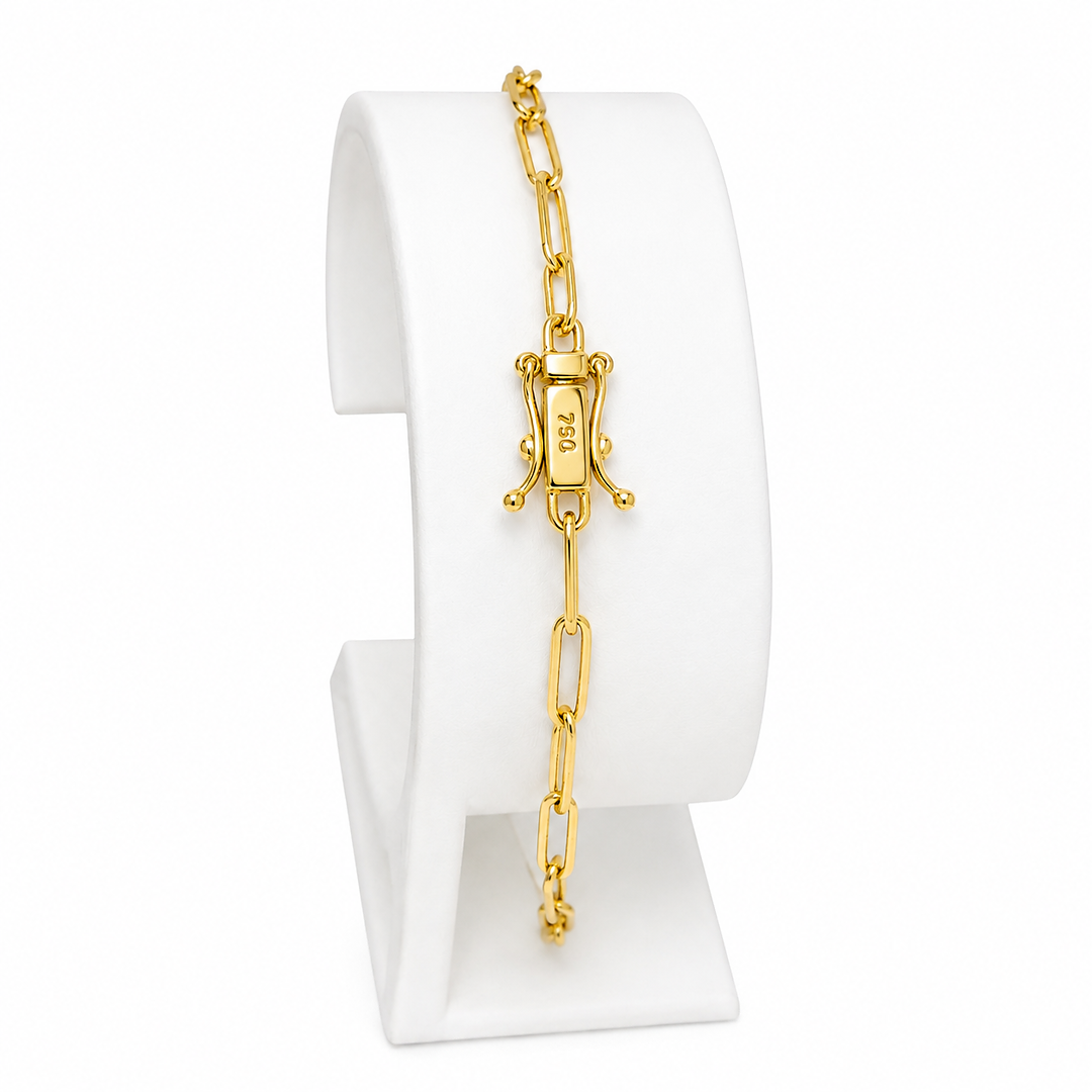 Pulsera Eslabón Imperial | Broche Premium