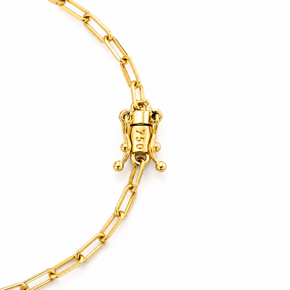 Pulsera Eslabón Imperial | Broche Premium