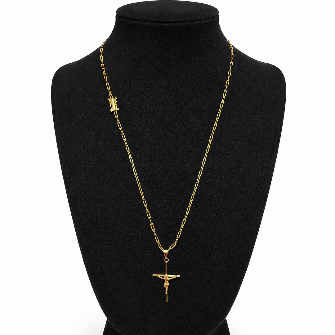 Cadena + Dije Jesus Cruz