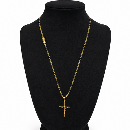 Cadena + Dije Jesus Cruz