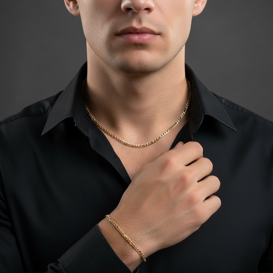 Conjunto Carter | Cadena + Pulsera Hombre
