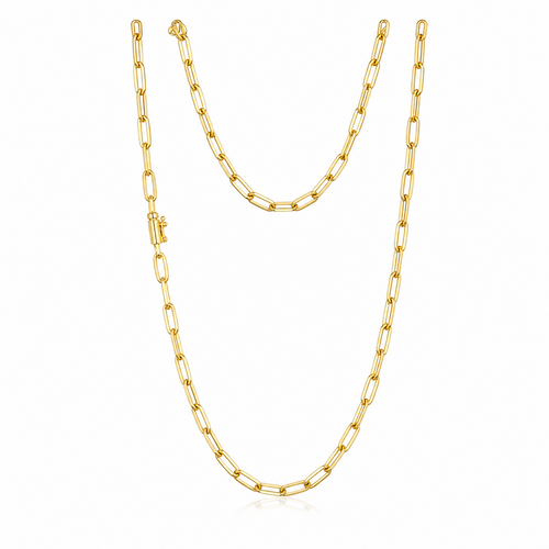 Cadena Oval Link Hombre