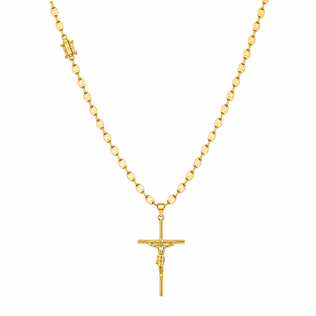 Cadena + Dije Jesus Cruz
